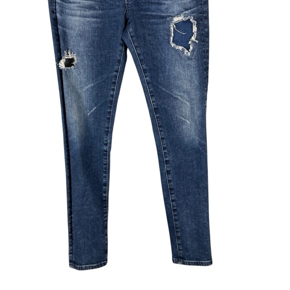 AG Adriano Goldschmied The Legging Ankle Jeans 27R Distressed Skinny Made in USA - Picture 4 of 9